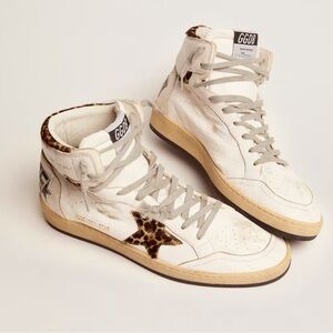Women's Sky-Star with signature and leopard print pony skin inserts